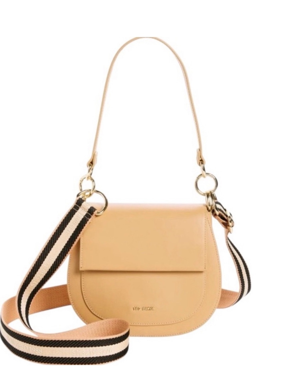 Ted Baker Darcell Light Brown Leather Crossbody NWT
